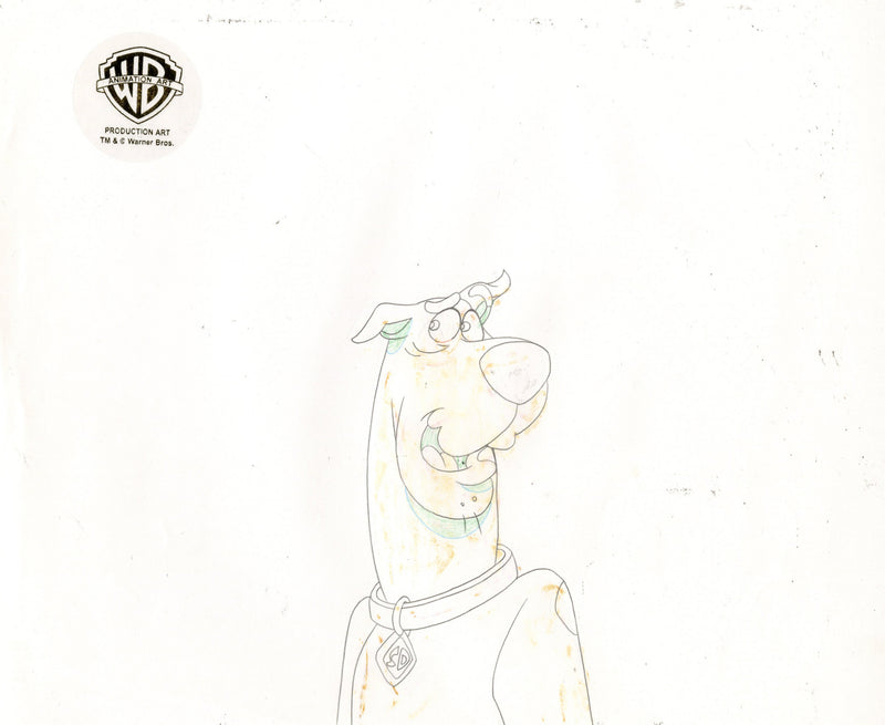 Scooby-Doo on Zombie Island Original Production Cel with Matching Drawing Signed by Bob Singer: Scooby-Doo, Shaggy