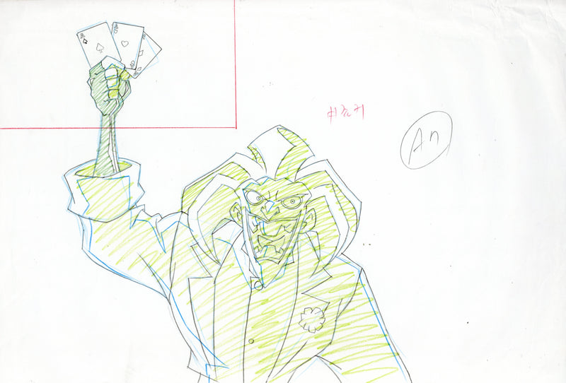 The Batman Original Production Drawing: The Joker