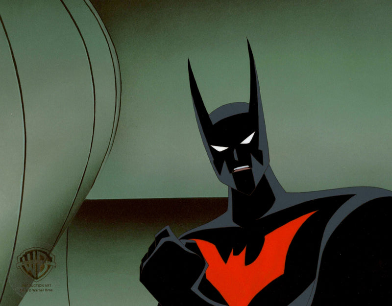 Batman Beyond Original Production Cel with Matching Drawing: Batman