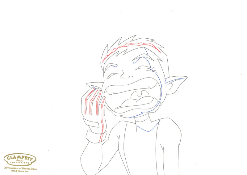 Teen Titans Original Production Drawing: Beast Boy