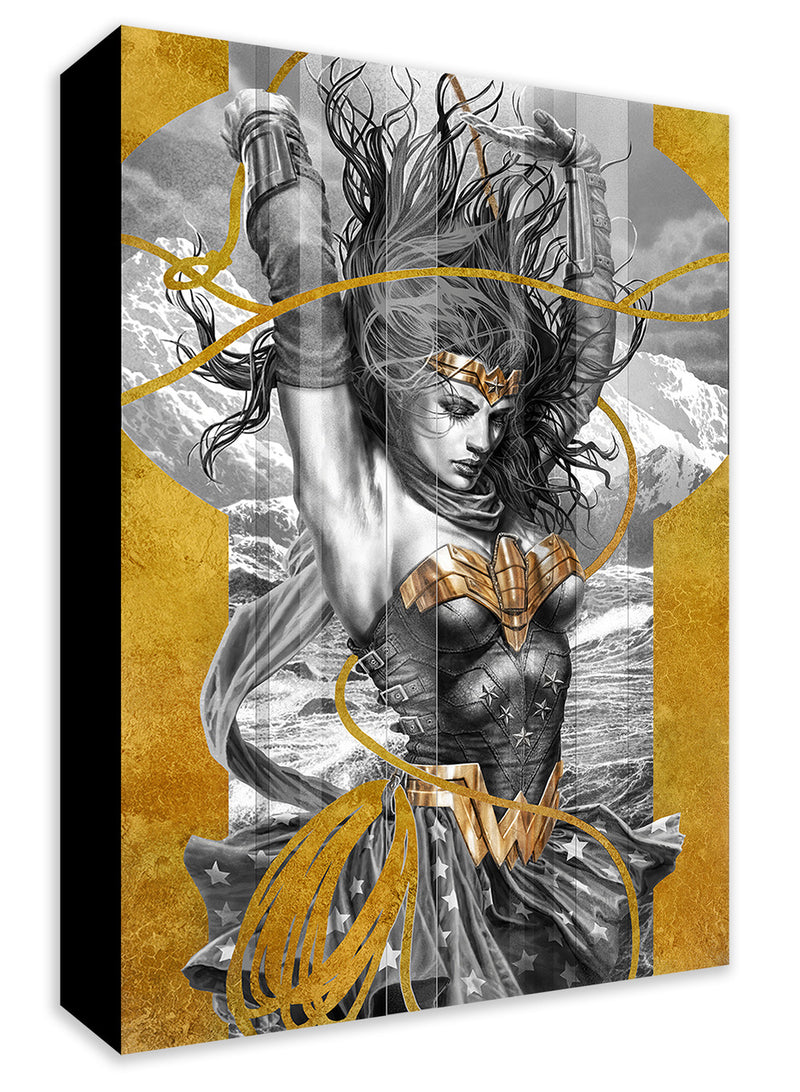 Mighty Mini Collection: Wonder Woman Black and Gold (Signed & Remarqued)