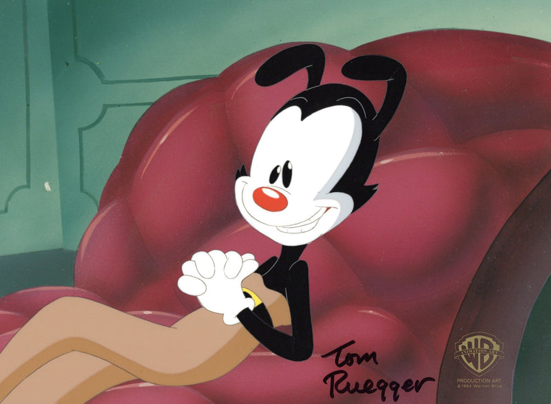 Animaniacs Original Production Cel Signed by Tom Ruegger: Yakko - Choice Fine Art