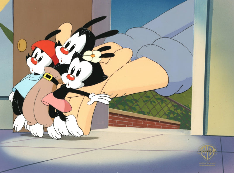 Animaniacs Original Production Cel: Wakko, Yakko, Dot - Choice Fine Art