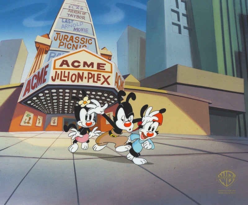 Animaniacs Original Production Cel: Yakko, Wakko and Dot - Choice Fine Art