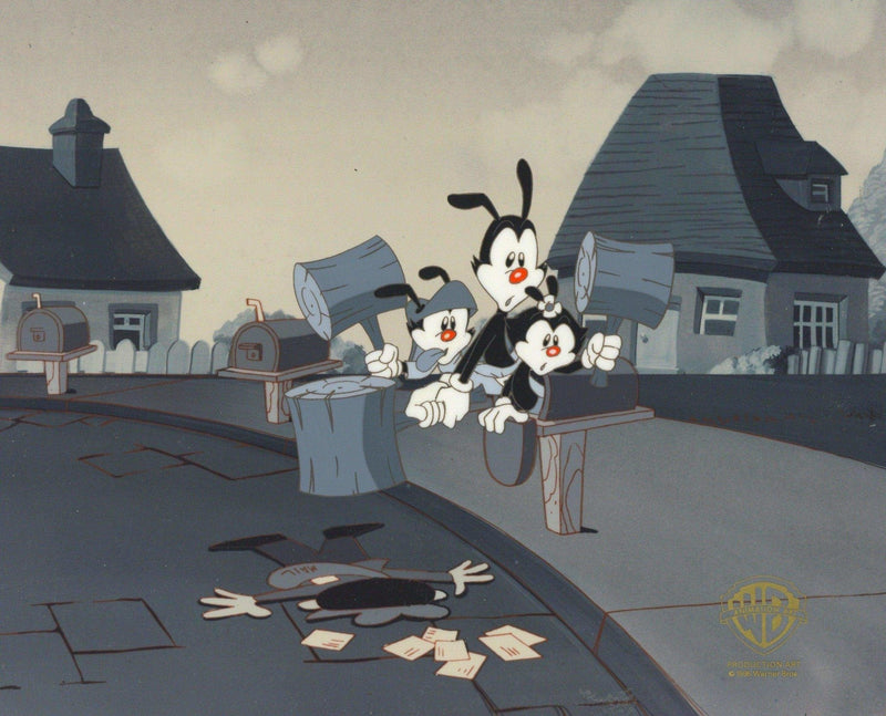 Animaniacs Original Production Cel: Yakko, Wakko and Dot - Choice Fine Art