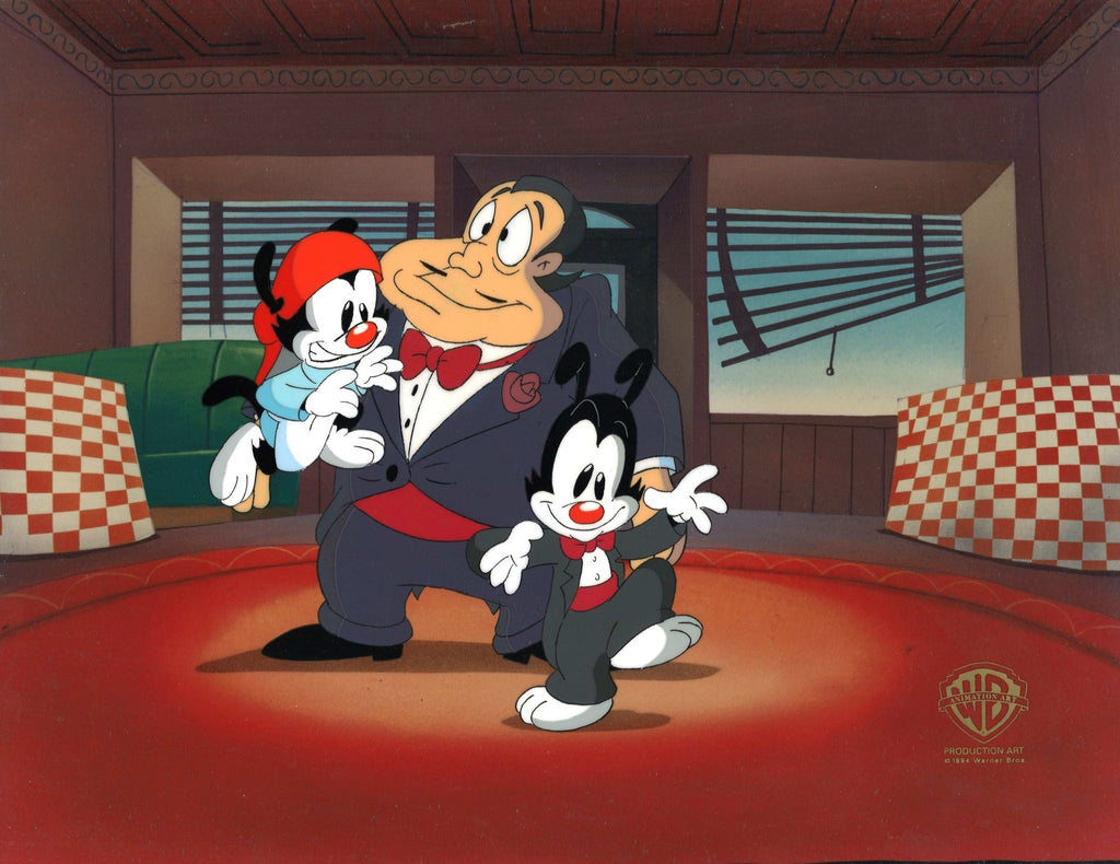 Animaniacs Original Production Cel: Yakko, Wakko, Don Pepperoni - Choice Fine Art