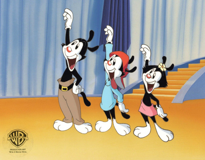 Animaniacs Original Production Cel: Yakko, Wakko, Dot - Choice Fine Art