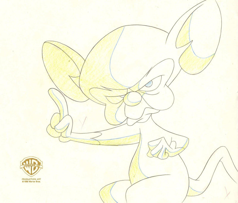 Animaniacs Original Production Drawing: Brain - Choice Fine Art