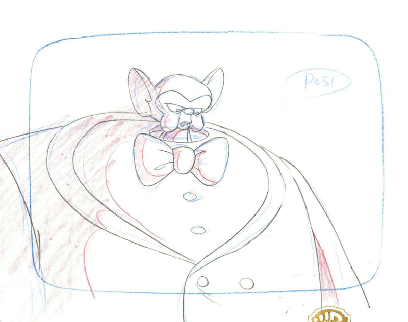 Animaniacs Original Production Drawing: Brain - Choice Fine Art