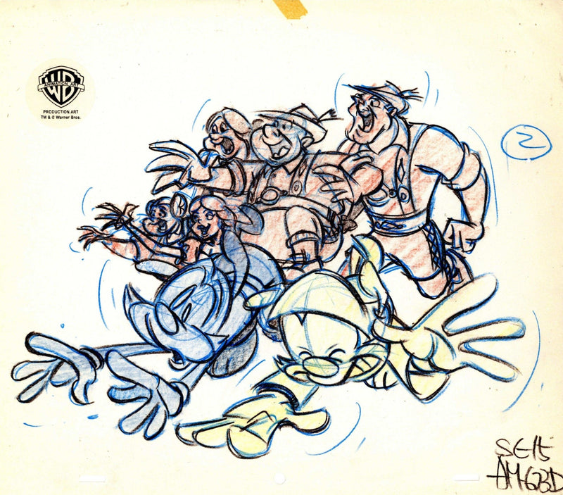 Animaniacs Original Production Drawing: Yakko and Wakko - Choice Fine Art