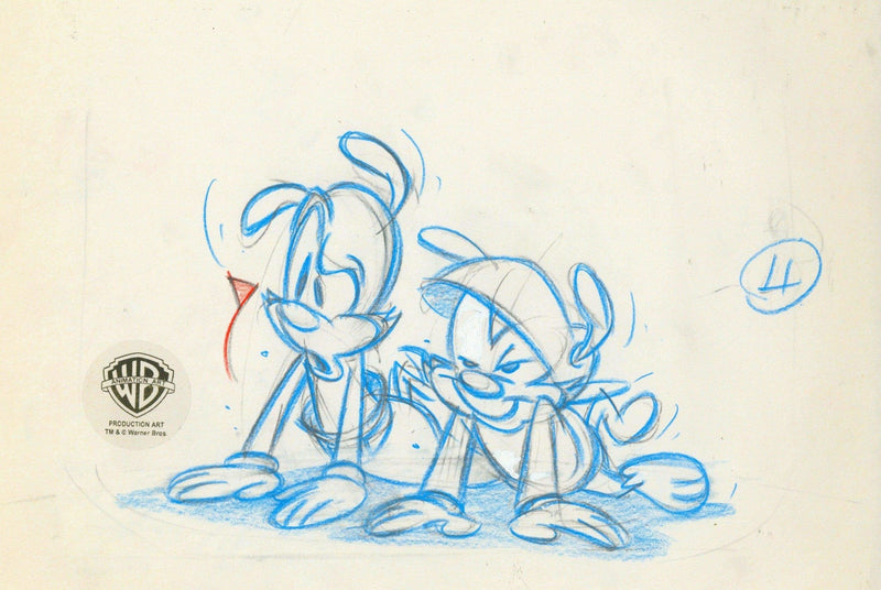Animaniacs Original Production Drawing: Yakko and Wakko - Choice Fine Art