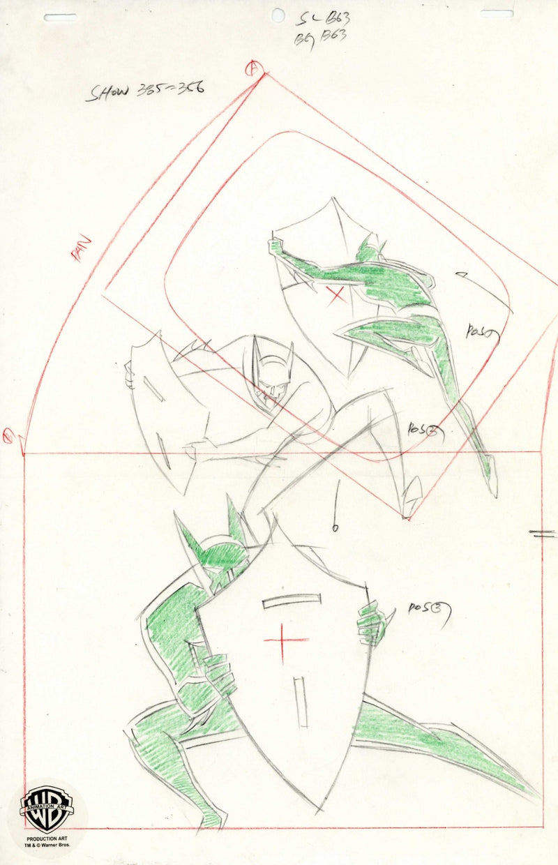 Batman Beyond Original Production Drawing: Batman - Choice Fine Art