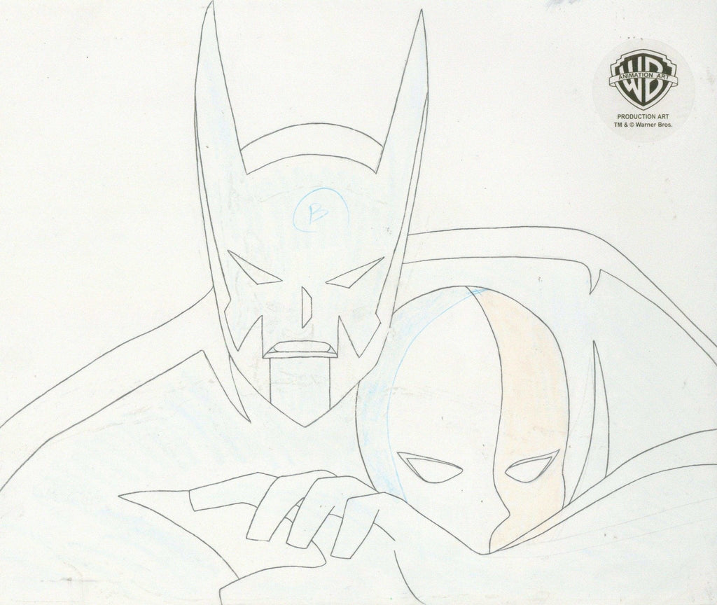 Batman Beyond Original Production Drawing: Batman and Ten - Choice Fine Art