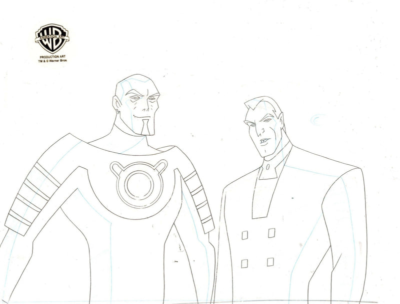 Batman Beyond Original Production Drawing: Shriek and Derek Powers - Choice Fine Art