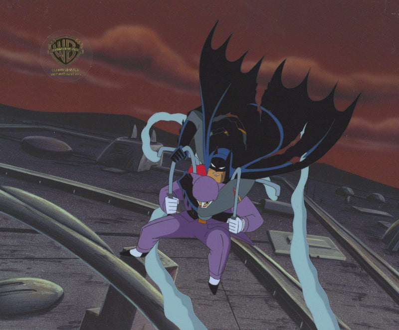 Batman Mask of Phantasm Original Production Cel: Batman and Joker - Choice Fine Art