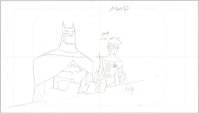 Batman, Mystery of the Batwoman Original Production Drawing: Batman and Robin - Choice Fine Art