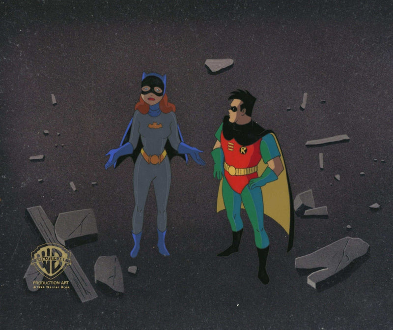 Batman The Animated Series Original Production Cel: Batgirl and Robin - Choice Fine Art