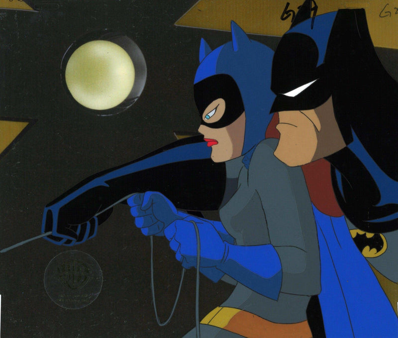 Batman The Animated Series Original Production Cel: Batman and Batgirl - Choice Fine Art