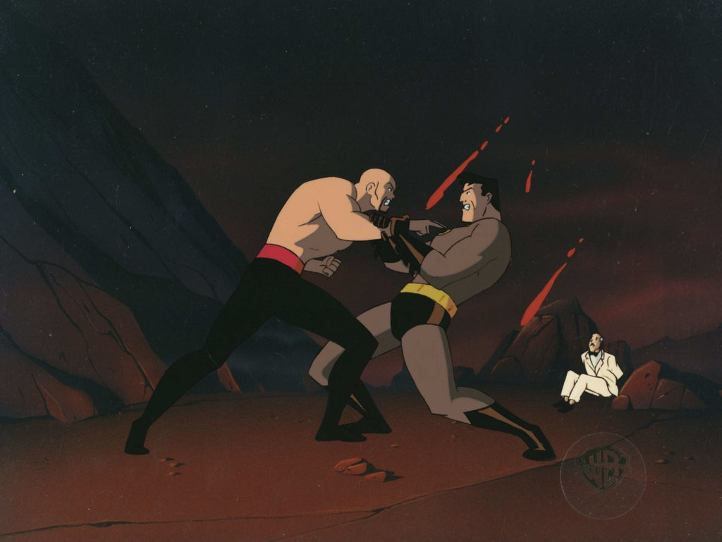 Batman The Animated Series Original Production Cel: Batman and Kyodai Ken - Choice Fine Art