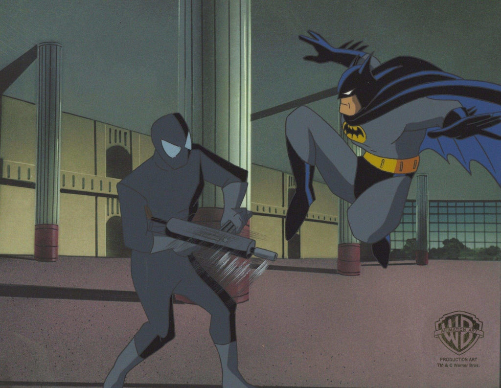 Batman The Animated Series Original Production Cel: Batman and Thug - Choice Fine Art