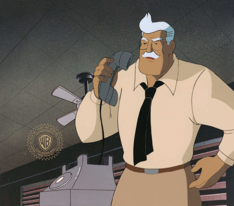 Batman The Animated Series Original Production Cel: Commissioner Gordon - Choice Fine Art