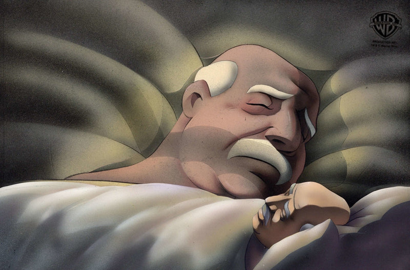 Batman The Animated Series Original Production Cel On Original Background: Sheldon Fallbrook - Choice Fine Art