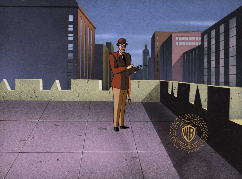 Batman The Animated Series Original Production Cel On Original Background: The Clock King - Choice Fine Art