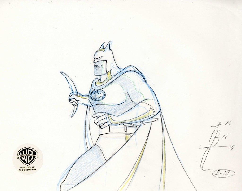 Batman The Animated Series Original Production Drawing: Batman - Choice Fine Art