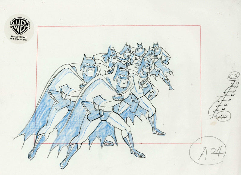 Batman The Animated Series Original Production Drawing: Batman - Choice Fine Art