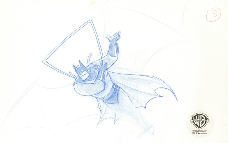 Batman The Animated Series Original Production Drawing: Batman - Choice Fine Art