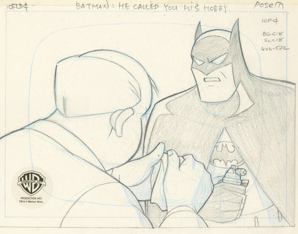 Batman The Animated Series Original Production Drawing: Batman - Choice Fine Art