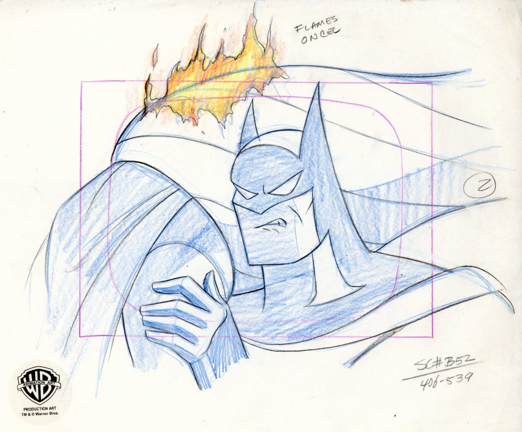 Batman The Animated Series Original Production Drawing: Batman - Choice Fine Art