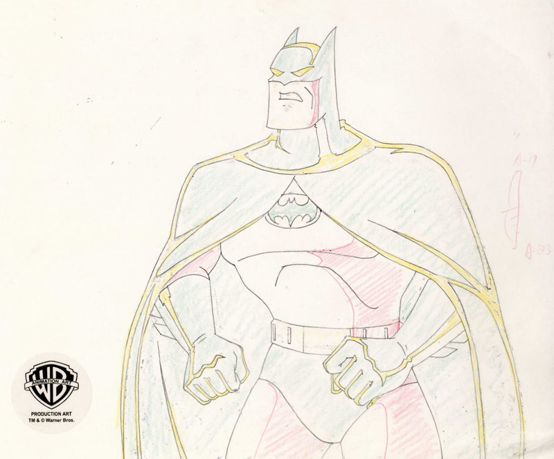 Batman The Animated Series Original Production Drawing: Batman - Choice Fine Art