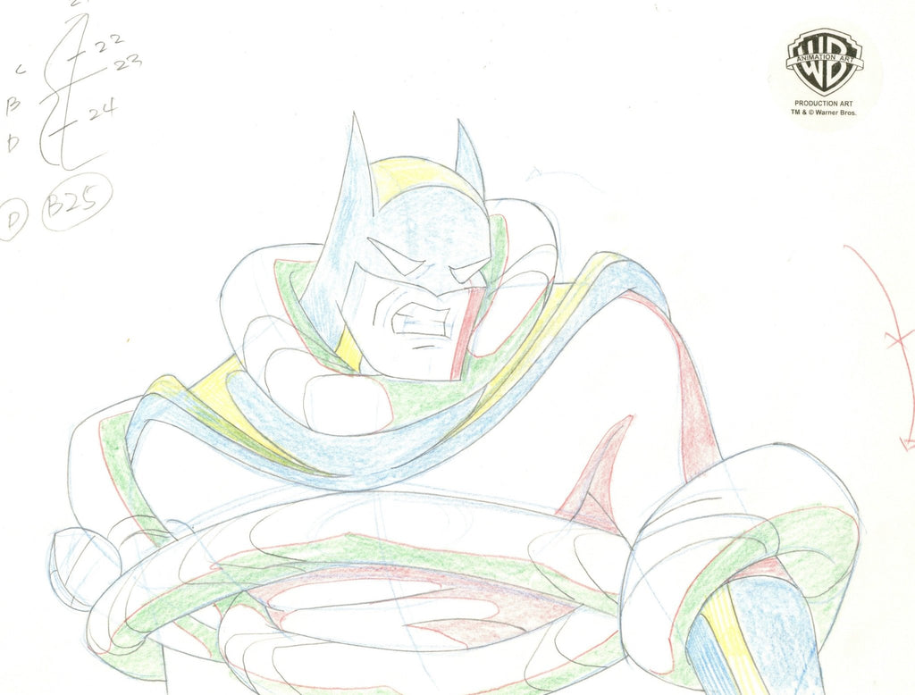 Batman The Animated Series Original Production Drawing: Batman - Choice Fine Art