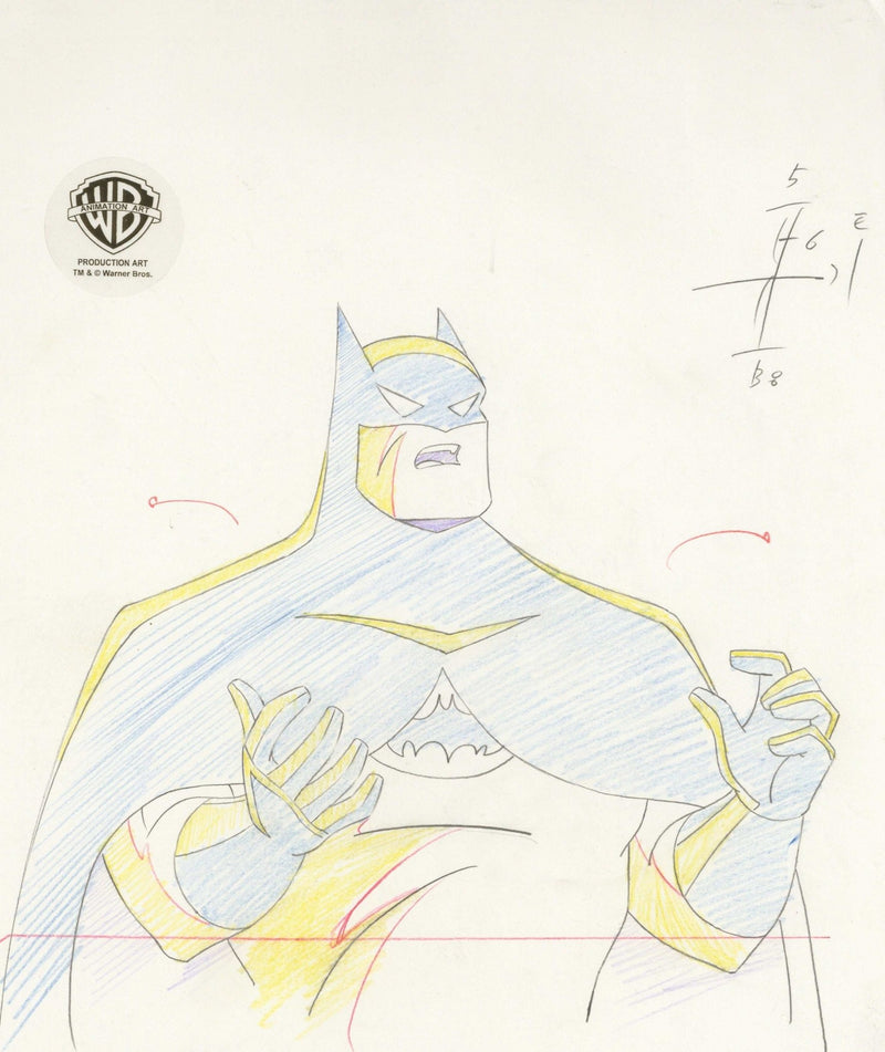 Batman The Animated Series Original Production Drawing: Batman - Choice Fine Art