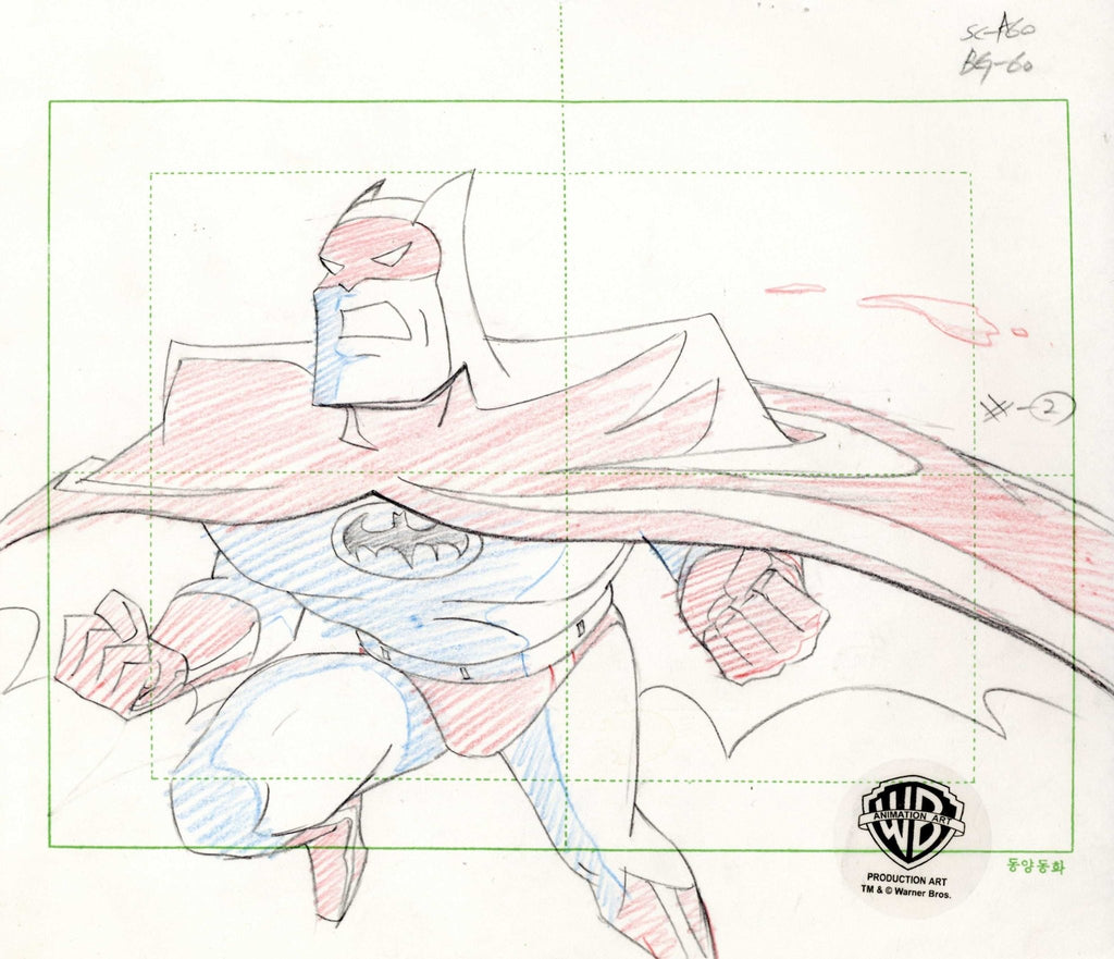 Batman The Animated Series Original Production Drawing: Batman - Choice Fine Art