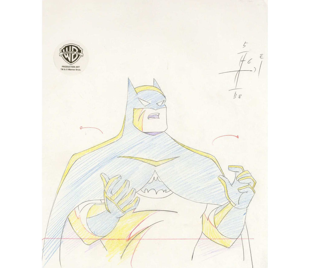 Batman The Animated Series Original Production Drawing: Batman - Choice Fine Art