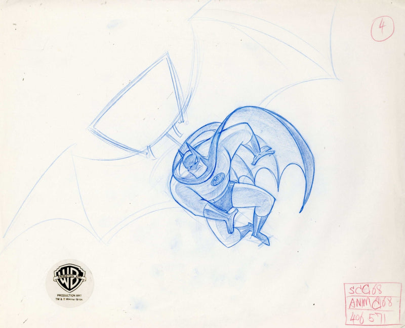 Batman The Animated Series Original Production Drawing: Batman - Choice Fine Art