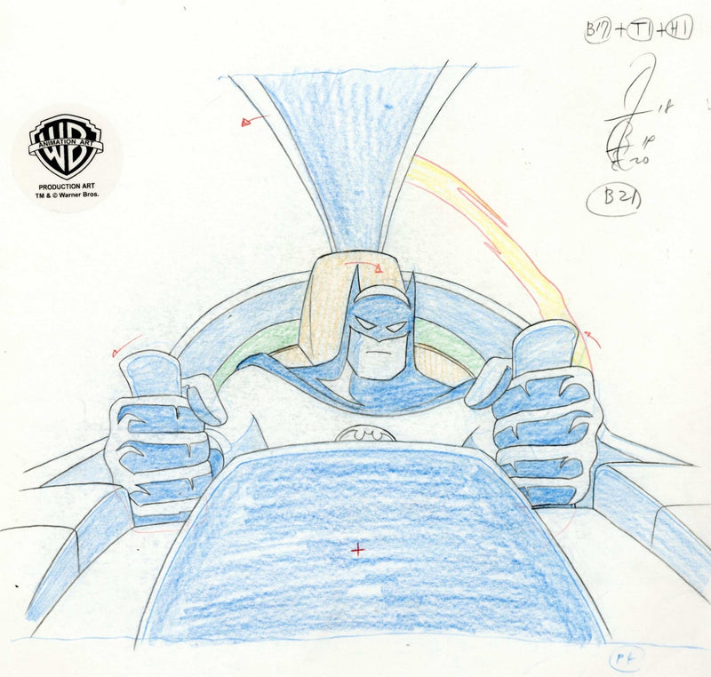 Batman The Animated Series Original Production Drawing: Batman - Choice Fine Art