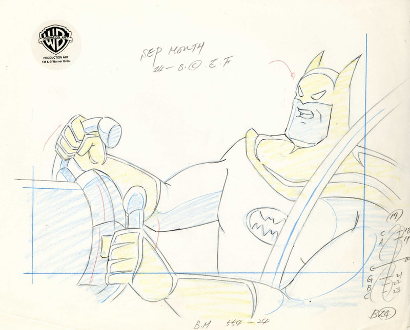 Batman The Animated Series Original Production Drawing: Batman - Choice Fine Art