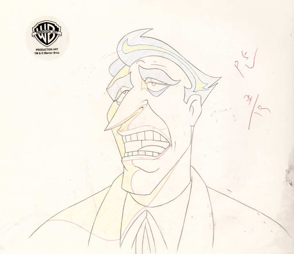 Batman The Animated Series Original Production Drawing: Joker - Choice Fine Art