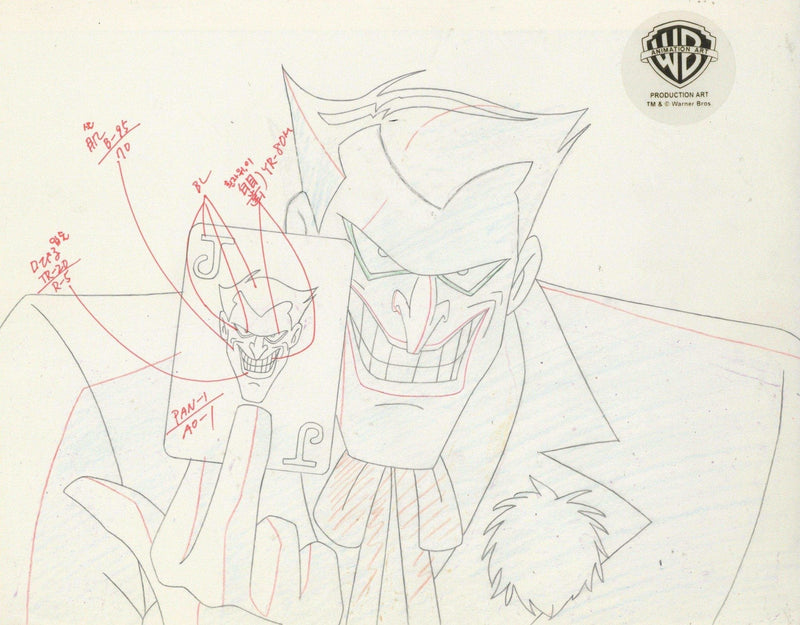 Batman The Animated Series Original Production Drawing: Joker - Choice Fine Art