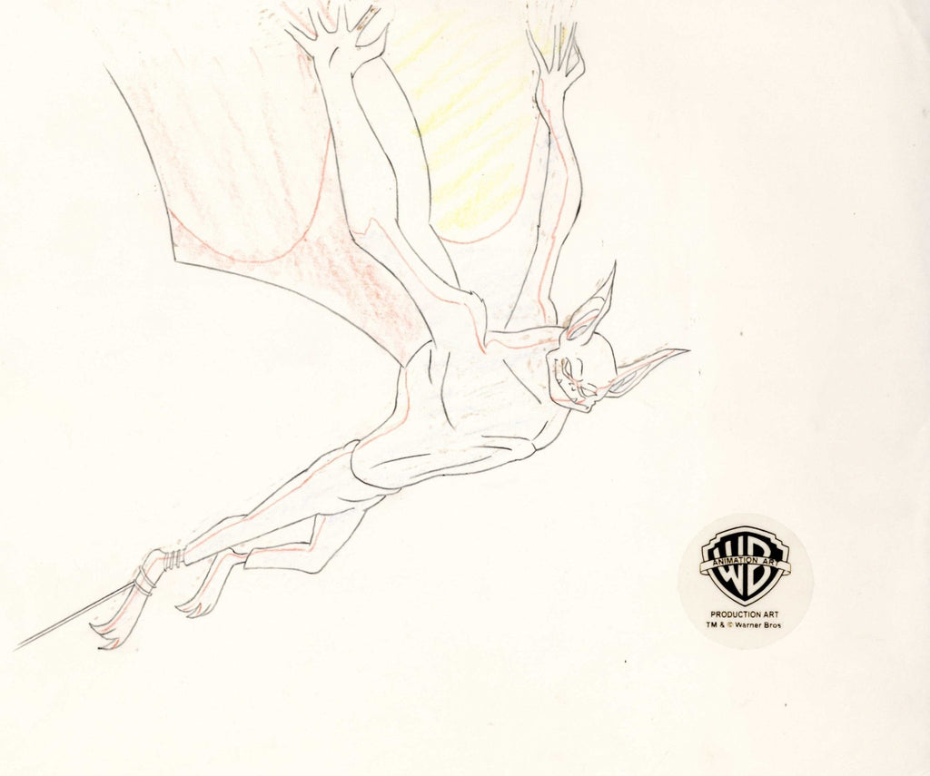 Batman The Animated Series Original Production Drawing: Manbat - Choice Fine Art