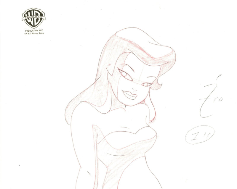 Batman The Animated Series Original Production Drawing: Poison Ivy - Choice Fine Art