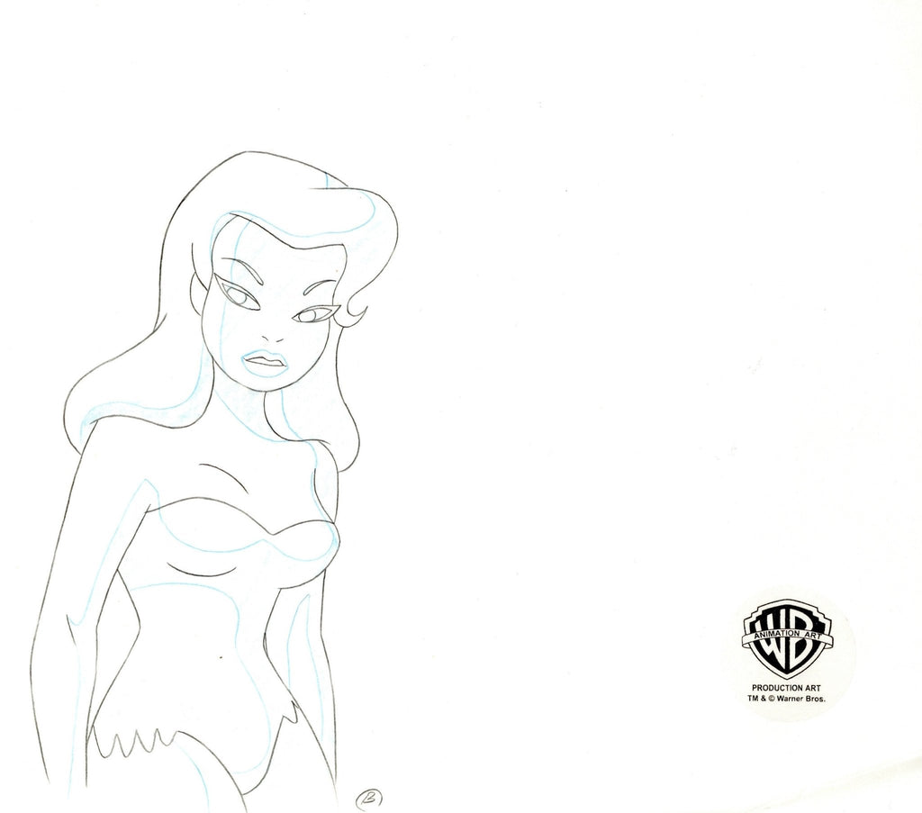 Batman The Animated Series Original Production Drawing: Poison Ivy - Choice Fine Art