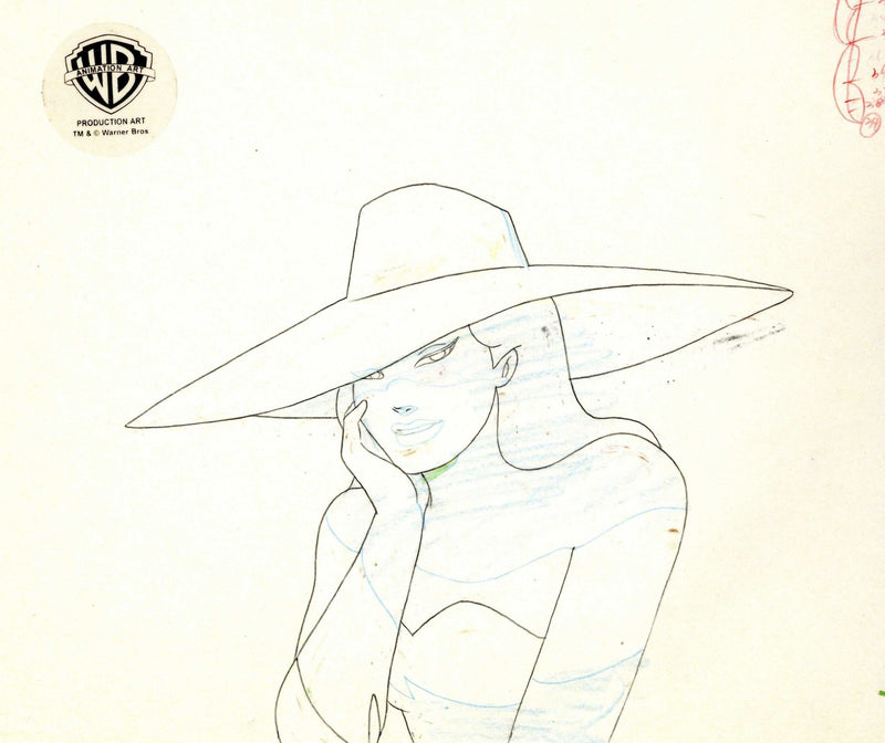 Batman The Animated Series Original Production Drawing: Poison Ivy - Choice Fine Art