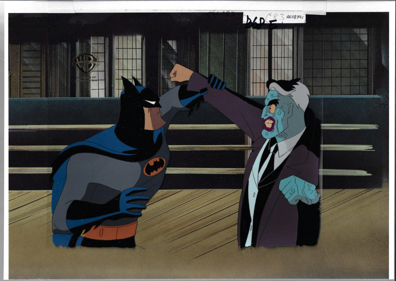 Batman The Animated Series Production Cel: Batman And Two Face - Choice Fine Art