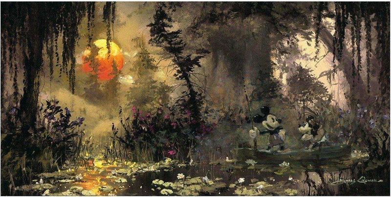 Disney Limited Edition: Fishing At Lily Pad Lake - Choice Fine Art