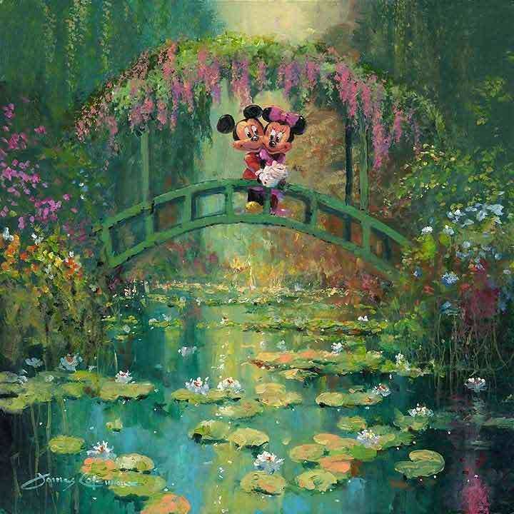 Disney Limited Edition: Mickey And Minnie At Giverny - Choice Fine Art
