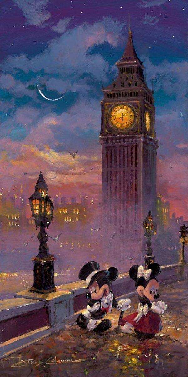 Disney Limited Edition: Mickey And Minnie In London - Choice Fine Art